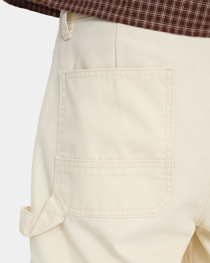 Mens Canvas Utility Carpenter Shorts