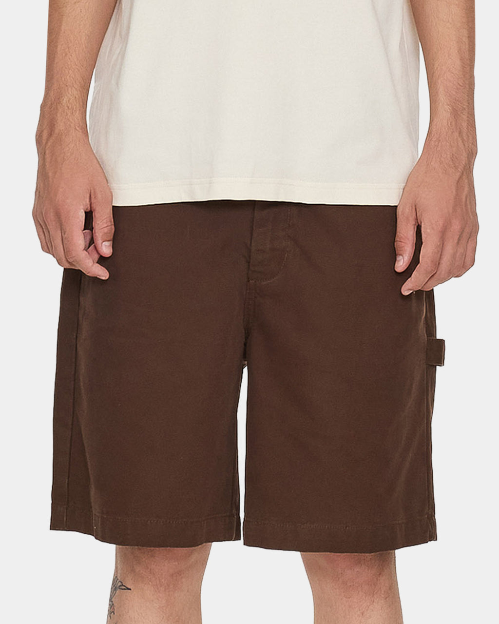 Mens Canvas Utility Carpenter Shorts