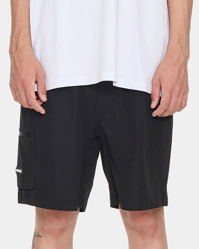 Mens Core Nylon Tech Cargo Shorts