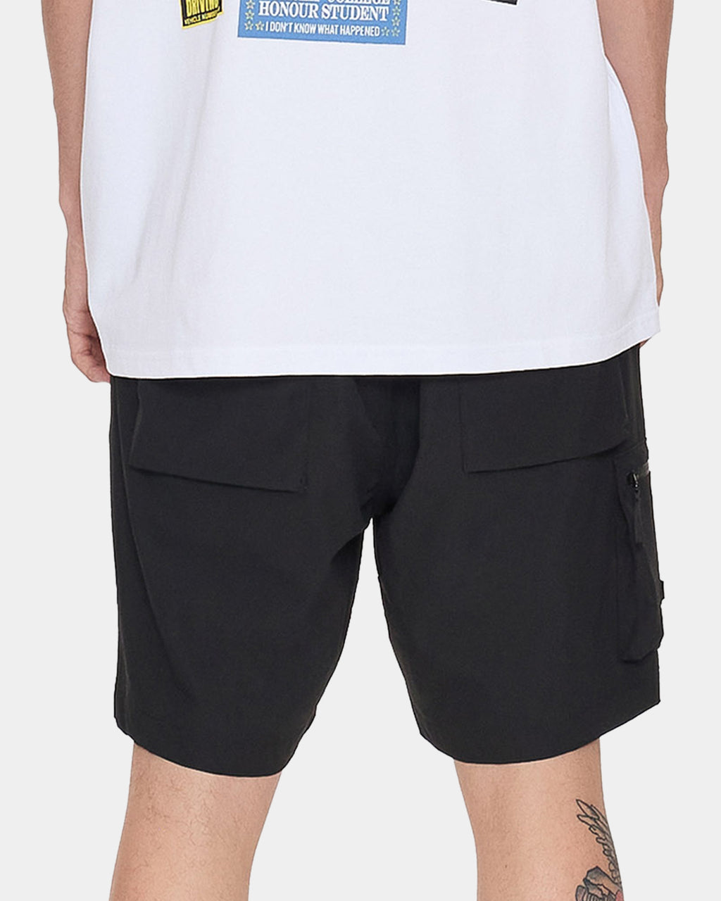 Mens Core Nylon Tech Cargo Shorts