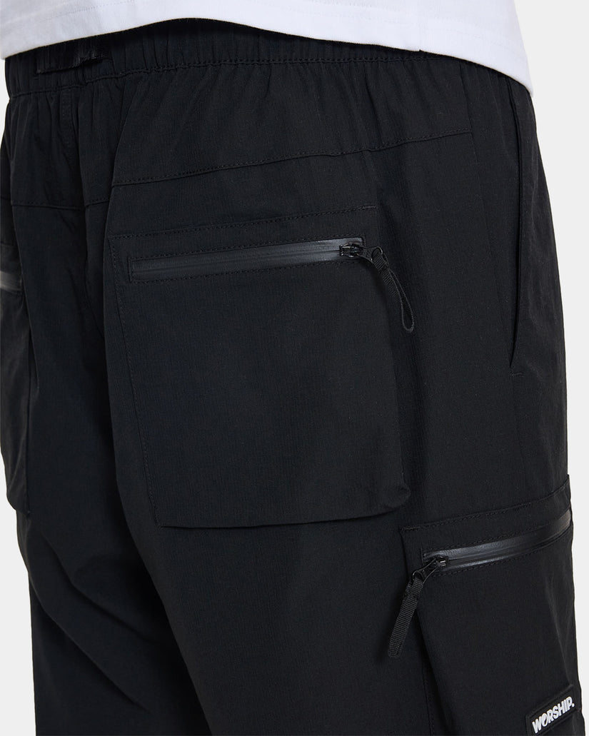 Mens Core Nylon Tech Cargo Shorts