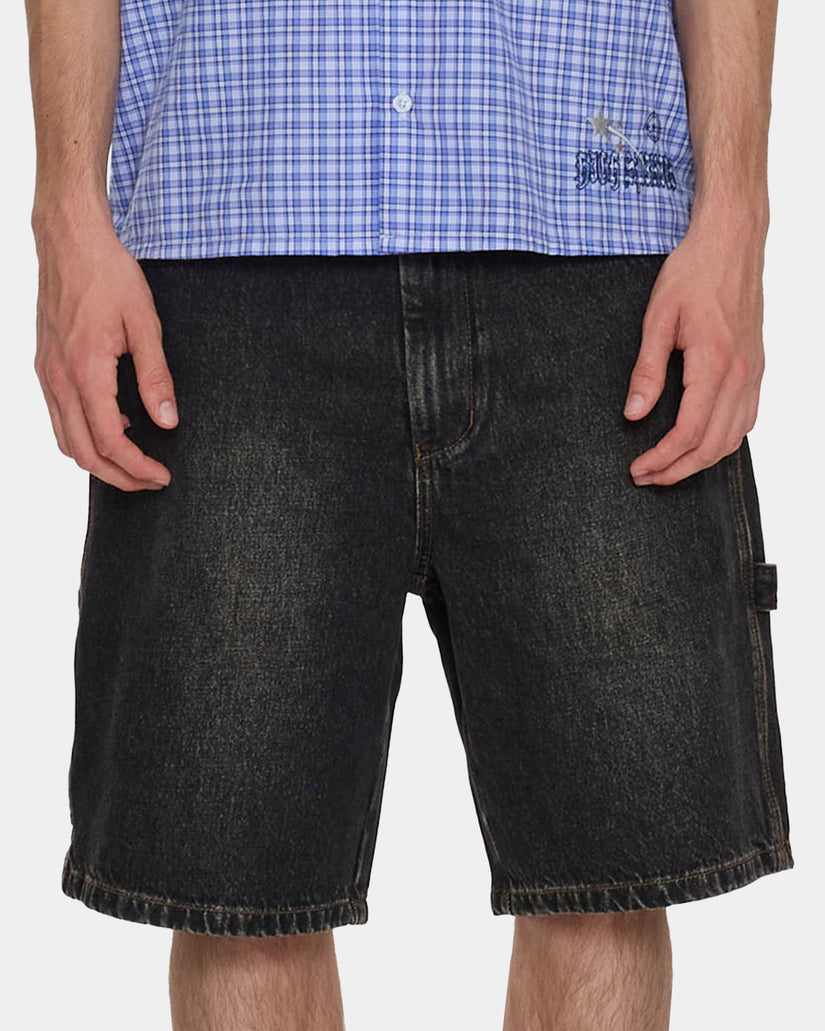 Mens Carpenter Denim Shorts