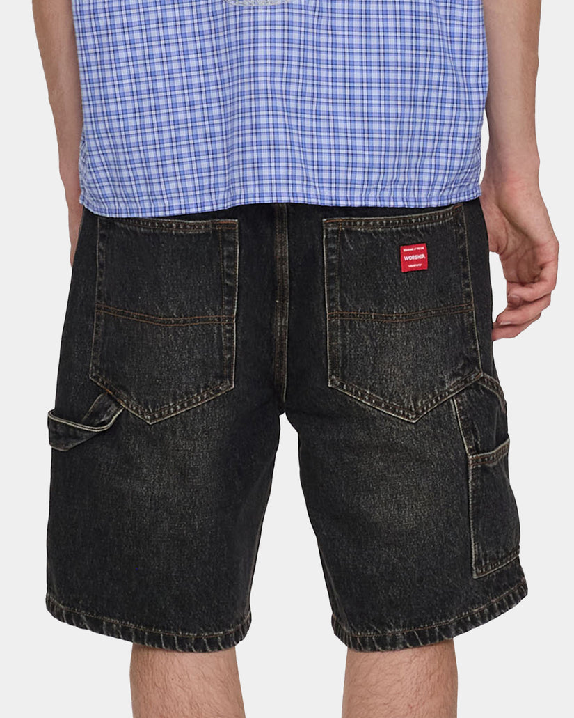 Mens Carpenter Denim Shorts