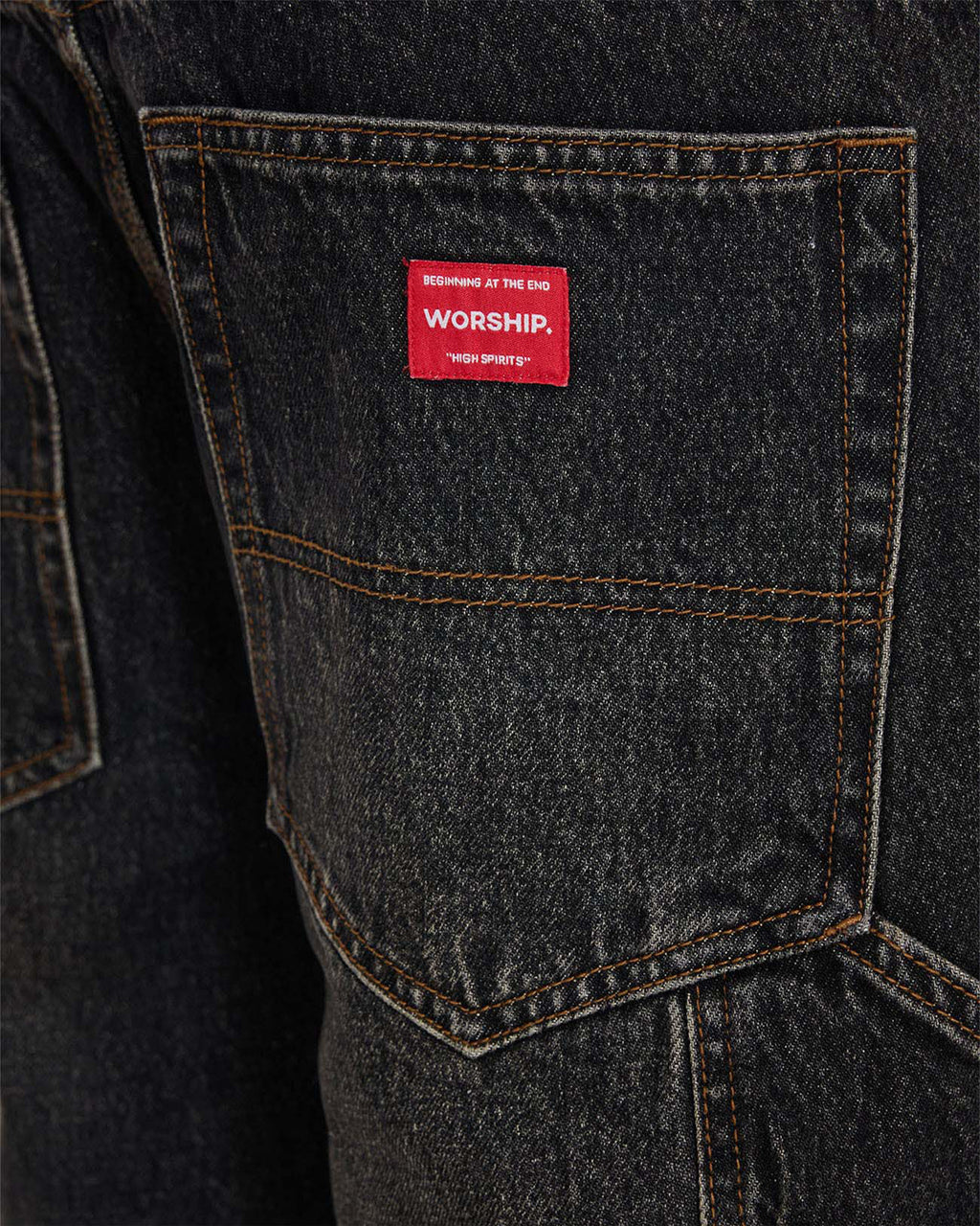 Mens Carpenter Denim Shorts