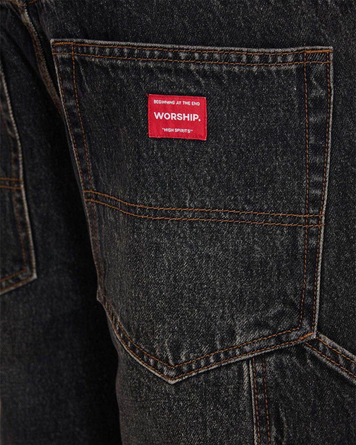 Mens Carpenter Denim Shorts