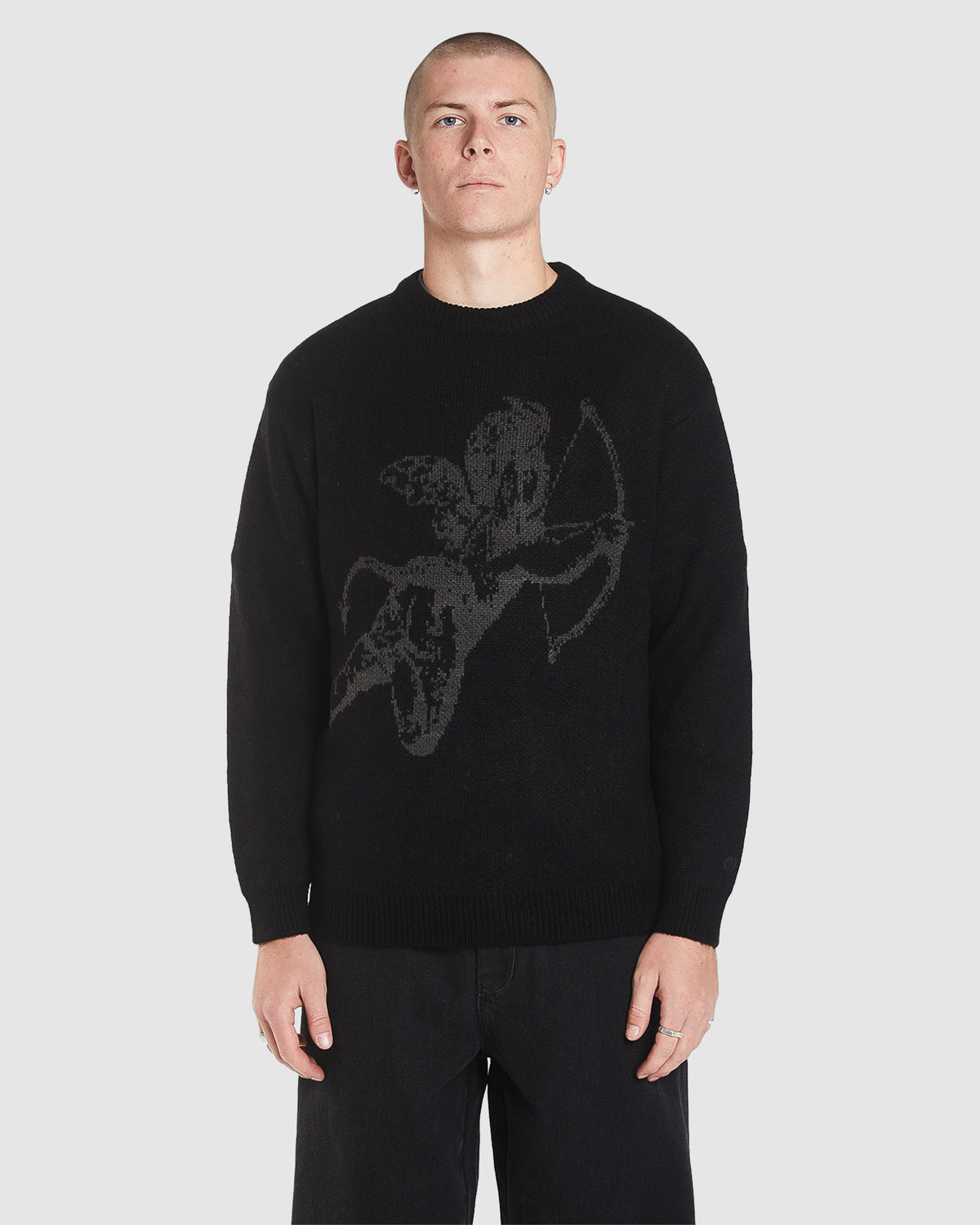 MENS CHERUB BRUSHED CREW KNIT