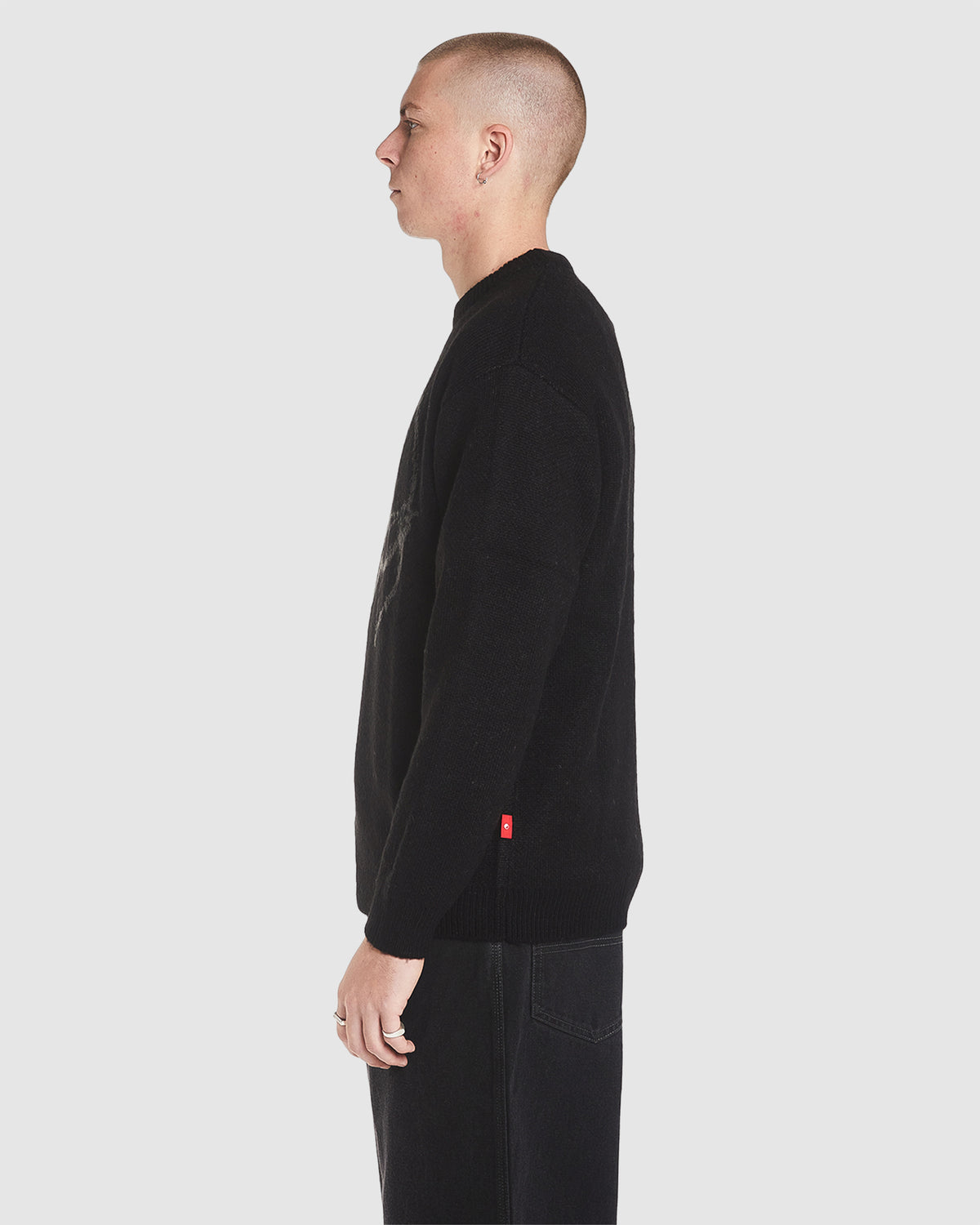 MENS CHERUB BRUSHED CREW KNIT