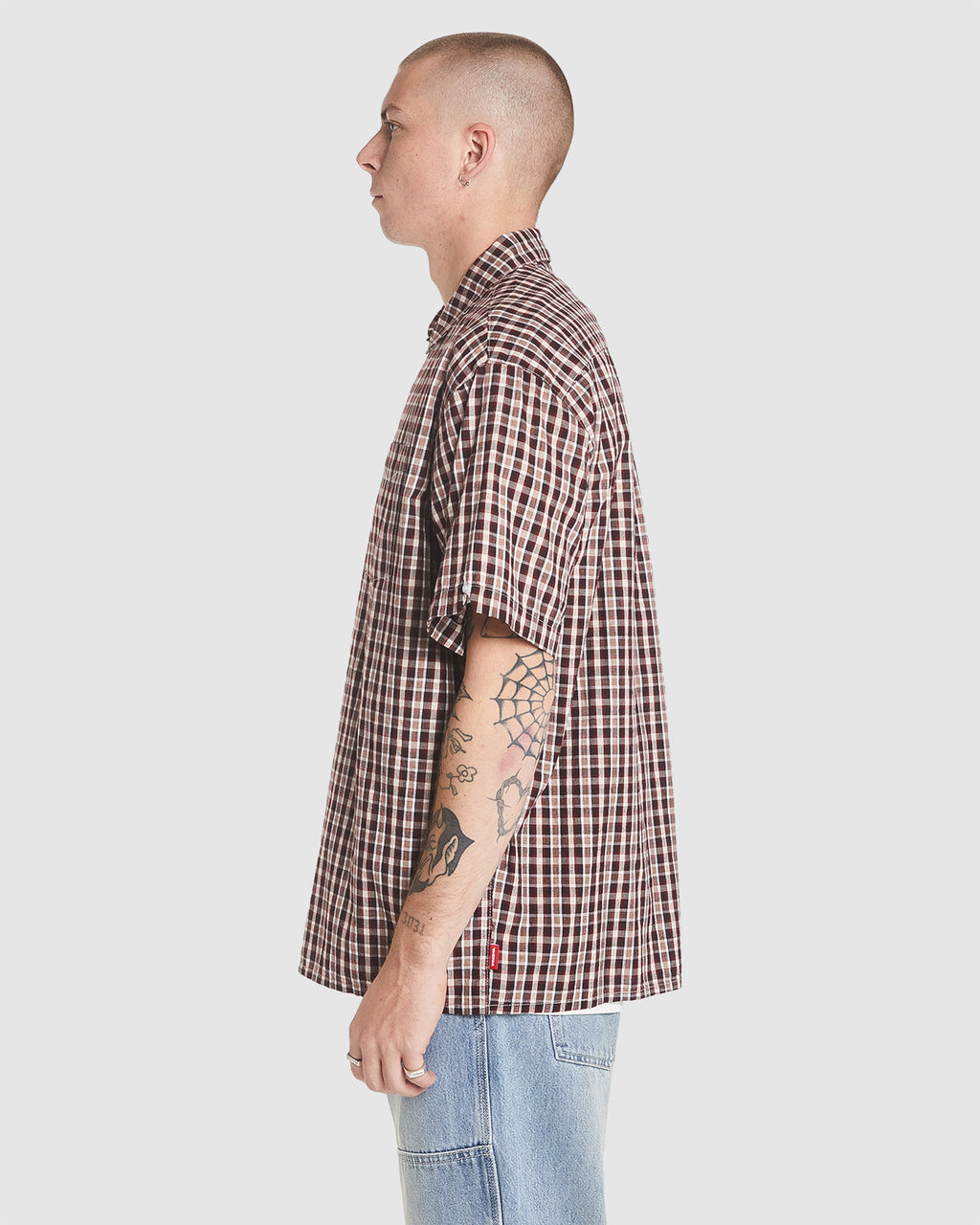 MENS HOLD UP SHORT SLEEVE SHIRT