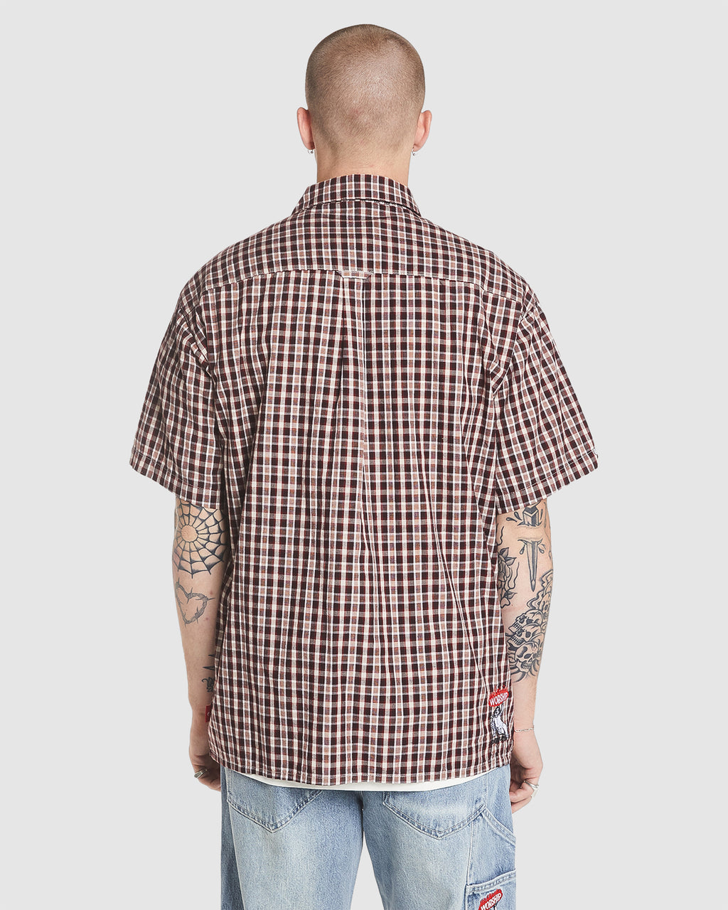 MENS HOLD UP SHORT SLEEVE SHIRT