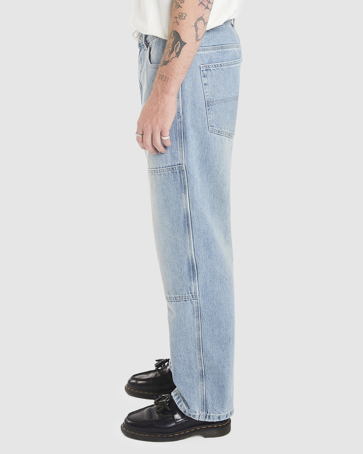 MENS HOLD UP CARPENTER DOUBLE KNEE PANT