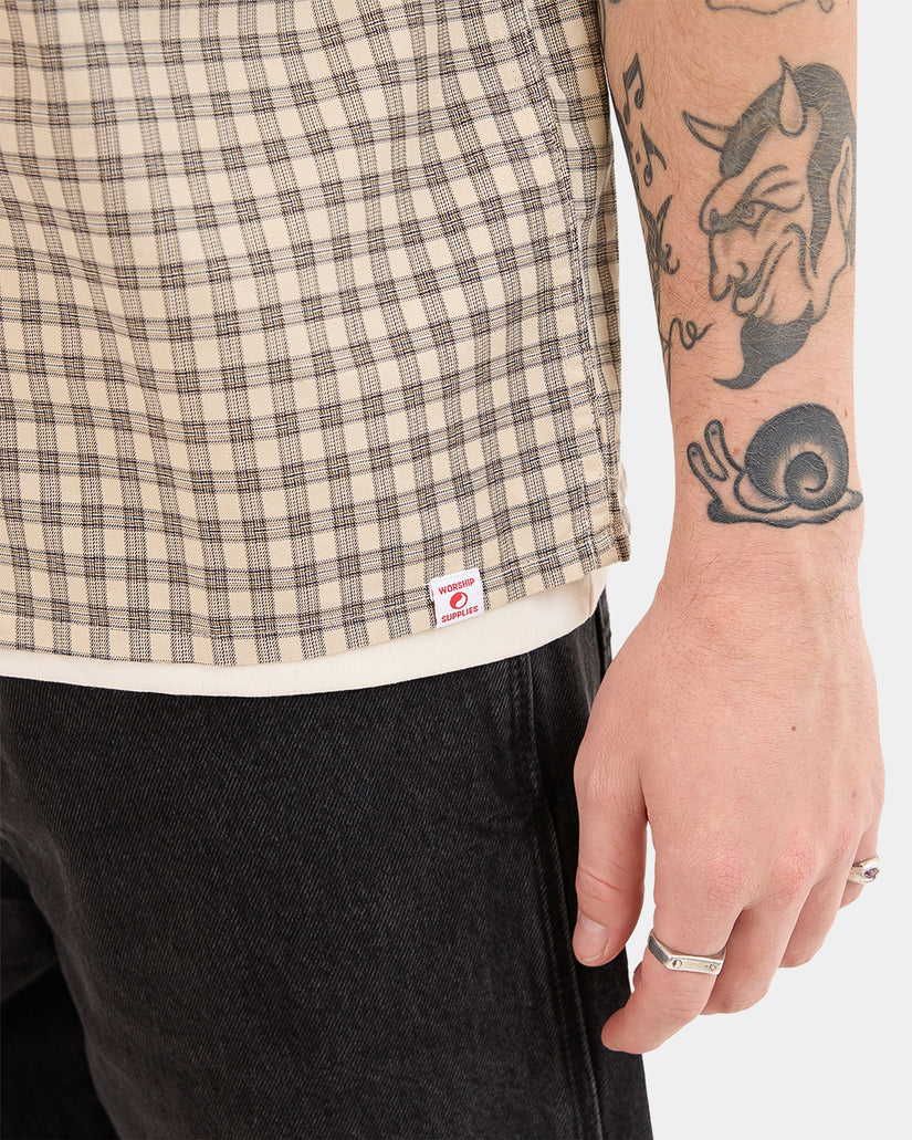 Mens Brassy Short Sleeve Shirt