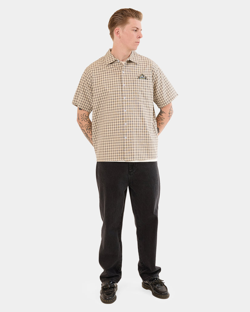 Mens Brassy Short Sleeve Shirt