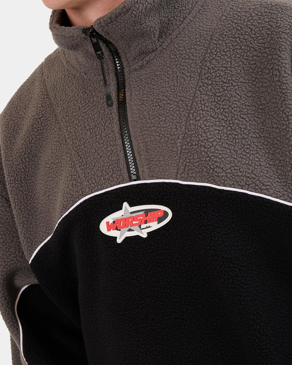 Mens Striker Quarter Zip Pullover Sweatshirt