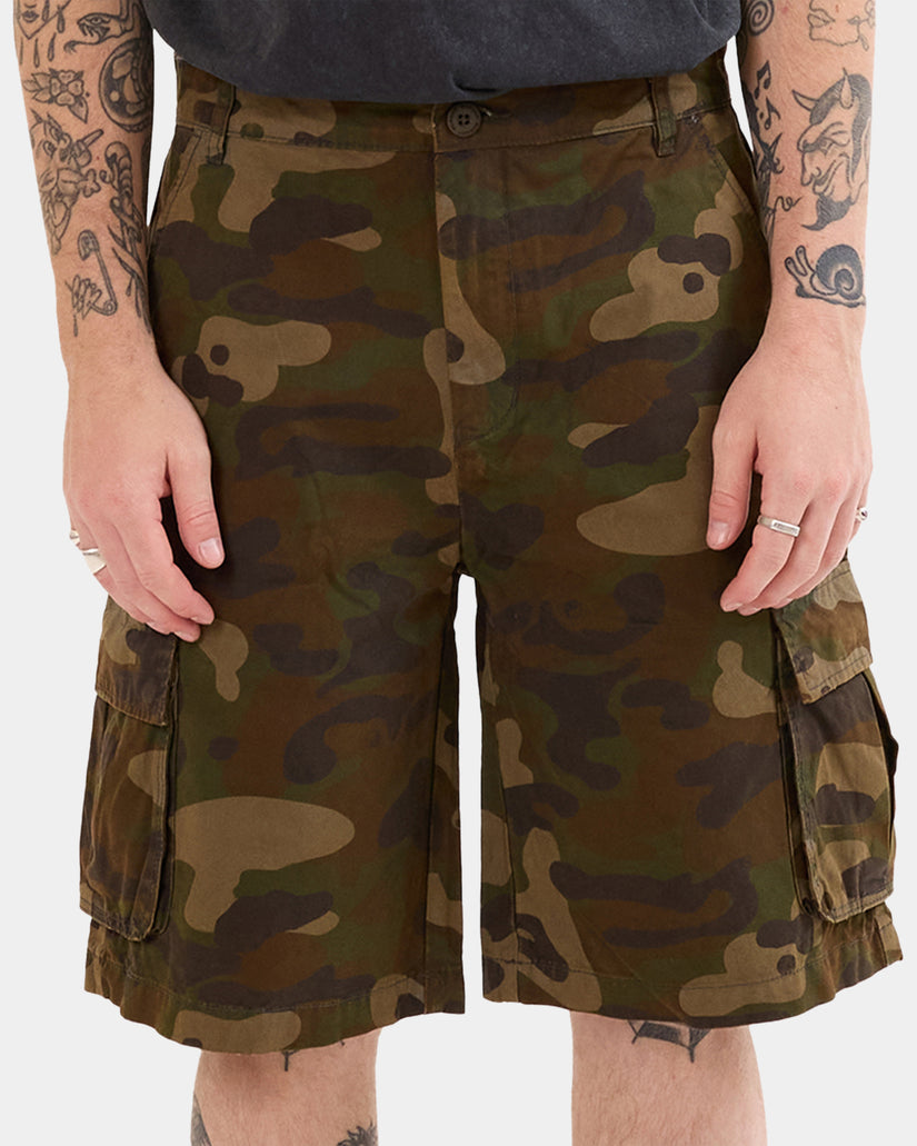 Mens Stealth Cargo Shorts