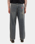 Mens Heavy Heart Big Lounger Denim Jeans