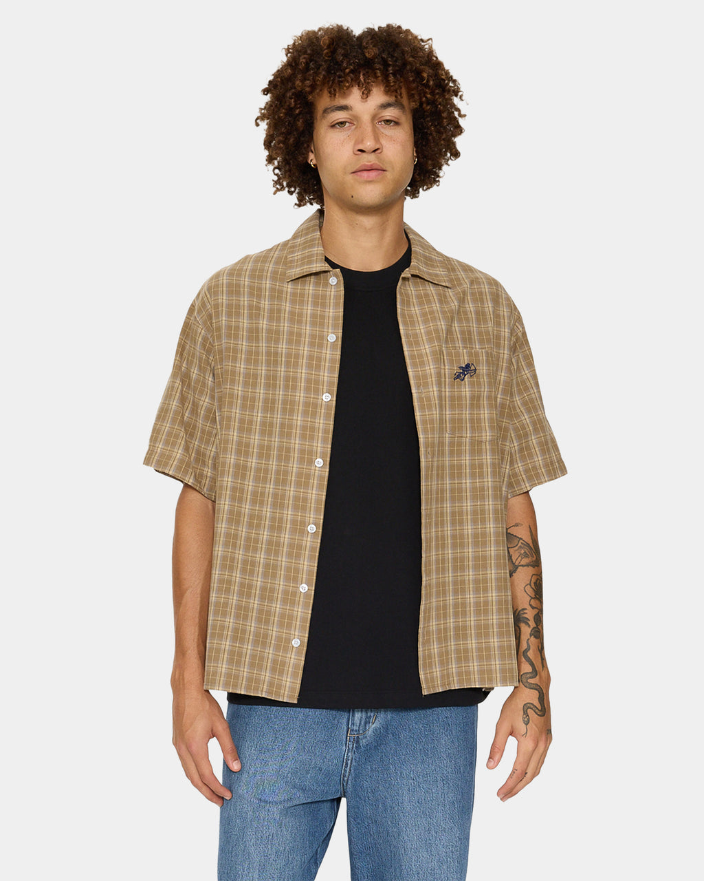 Mens Cherub Short Sleeve Shirt