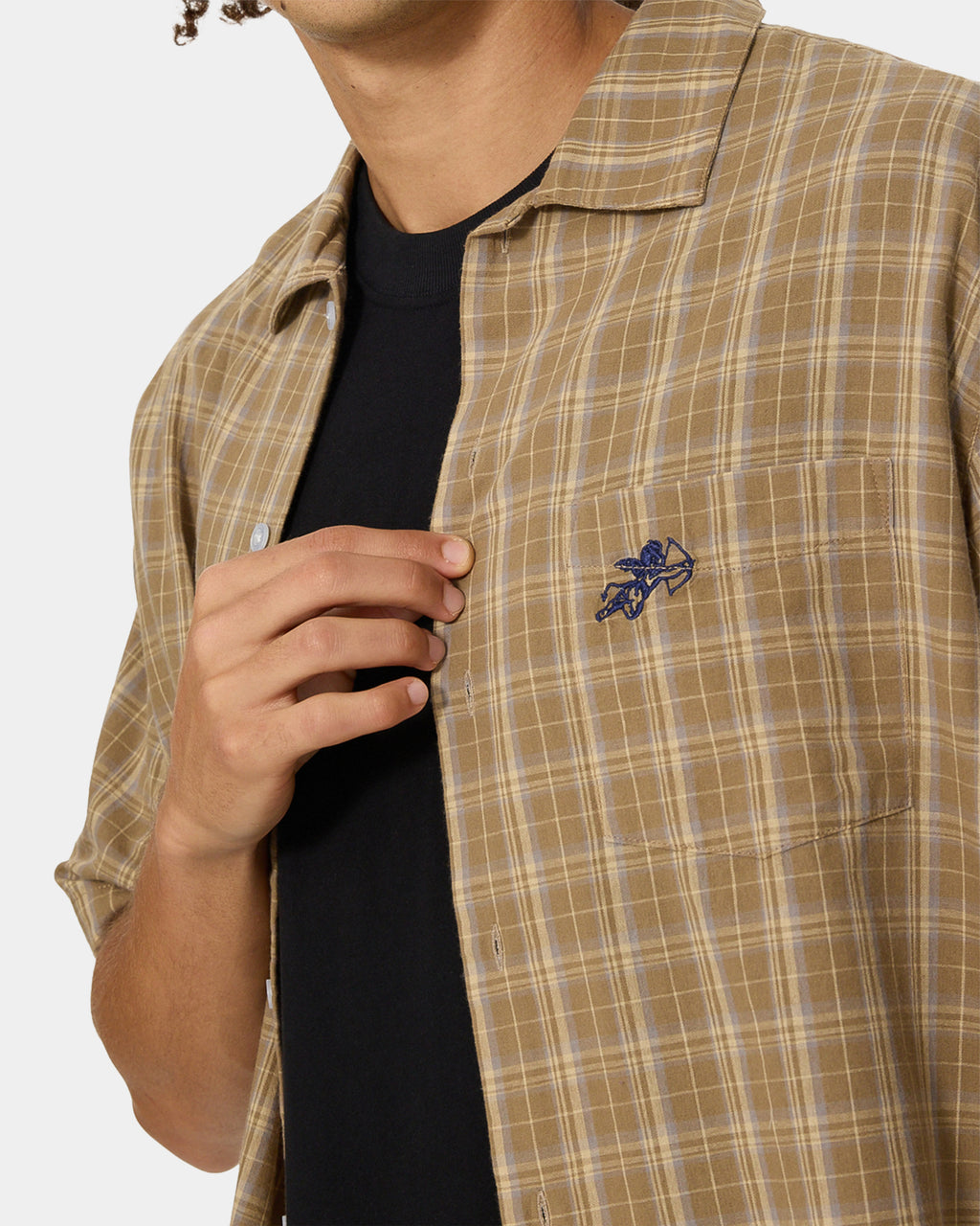Mens Cherub Short Sleeve Shirt