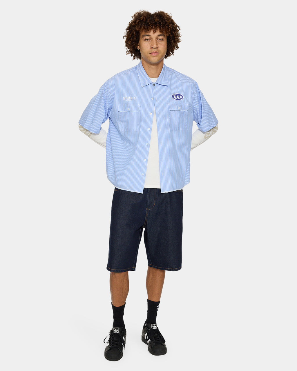 Mens Morality Box Crop Short Sleeve Shirt