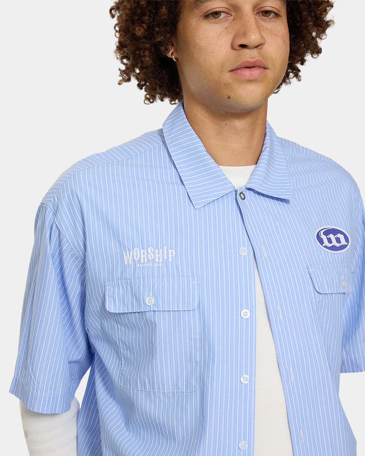 Mens Morality Box Crop Short Sleeve Shirt
