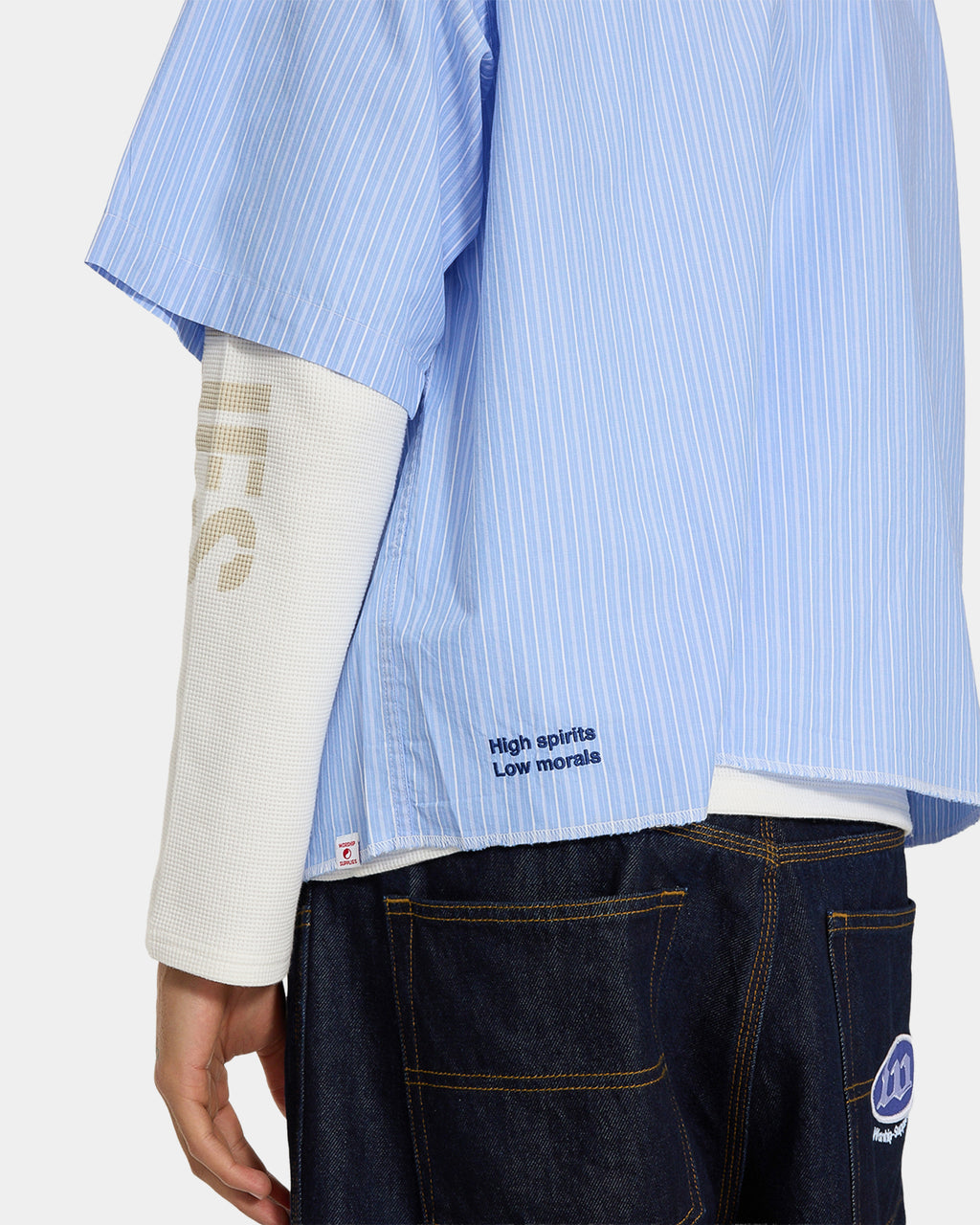 Mens Morality Box Crop Short Sleeve Shirt