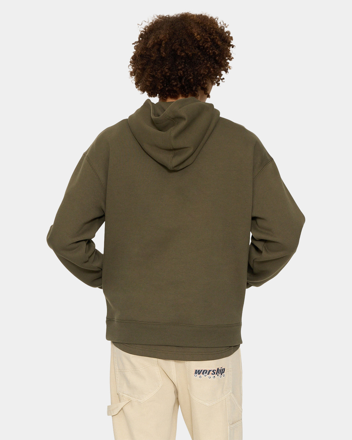 Mens Line Stepper Pullover Hoodie
