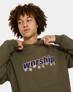Mens Line Stepper Pullover Hoodie
