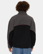 Mens Wyldstyle Quarter Zip Sherpa Fleece Jumper