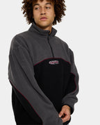Mens Wyldstyle Quarter Zip Sherpa Fleece Jumper