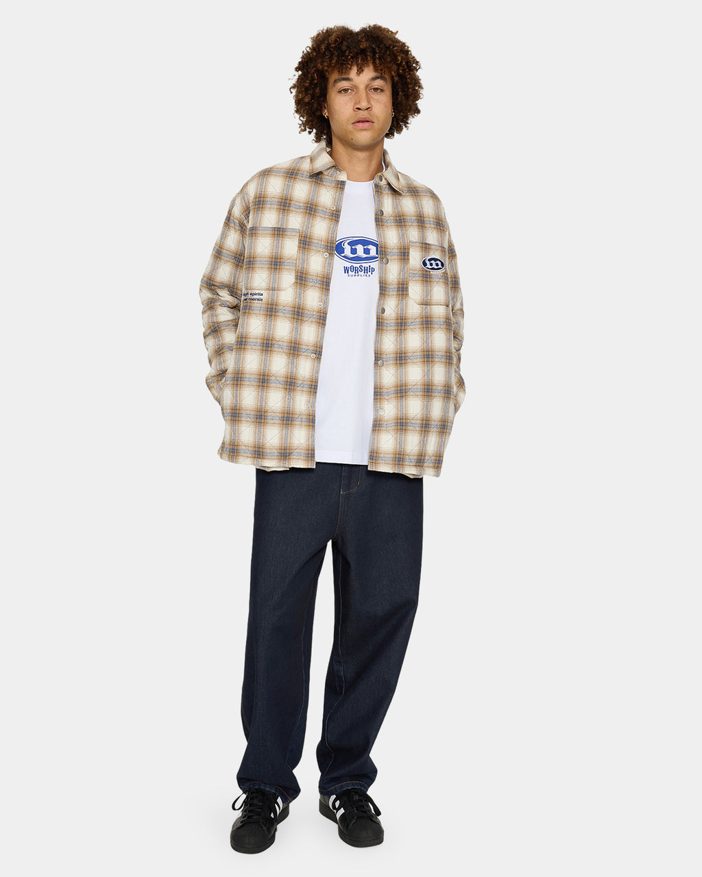 Mens Morality Quilted Shacket