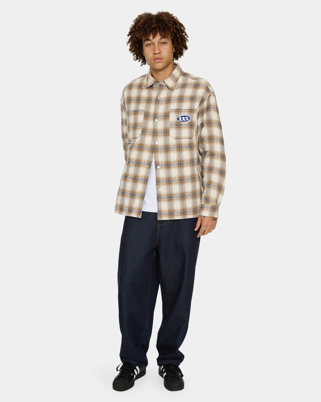 Mens Morality Quilted Shacket