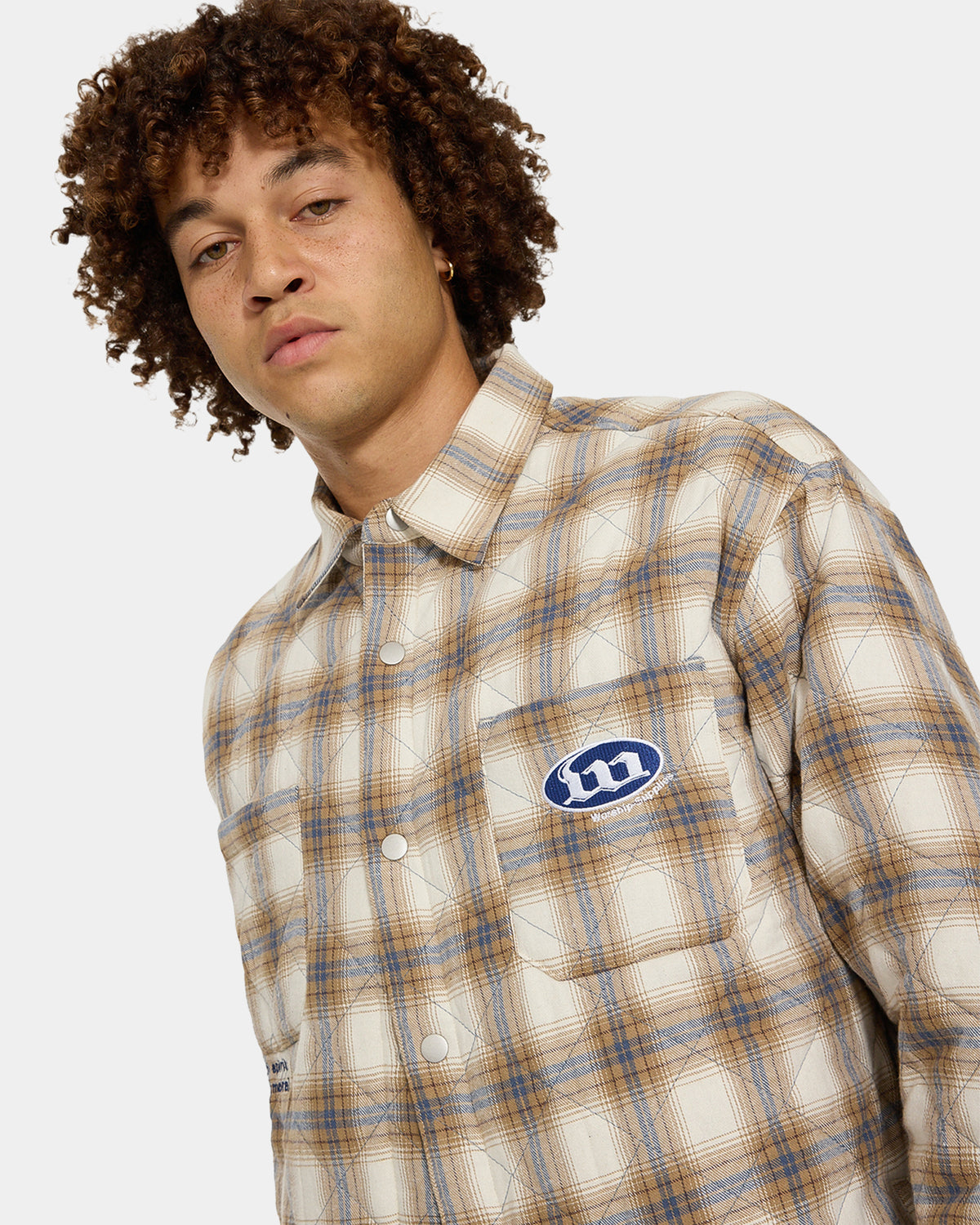 Mens Morality Quilted Shacket