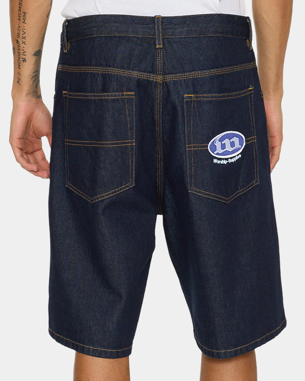 Mens Morality Big Dawg Denim Shorts