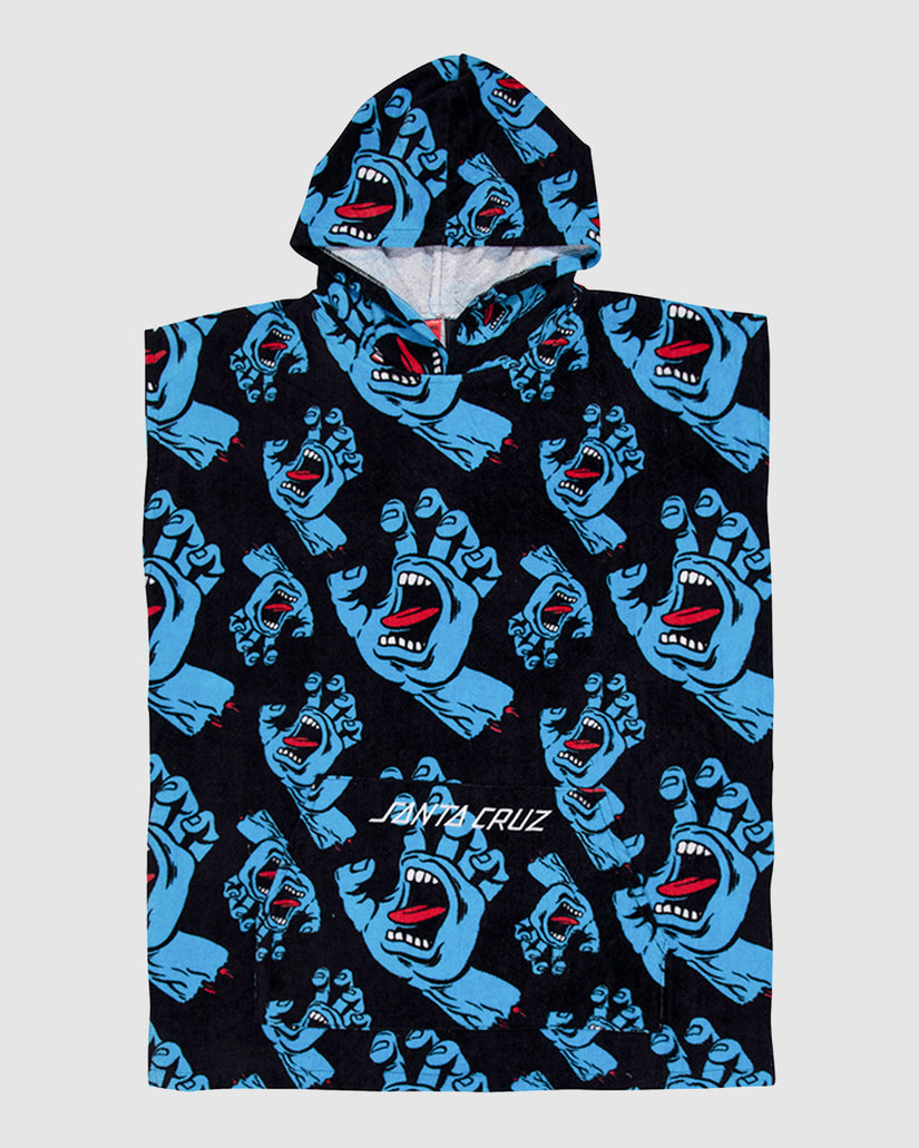 Boys 8-16 Screaming Hand Hooded Towel