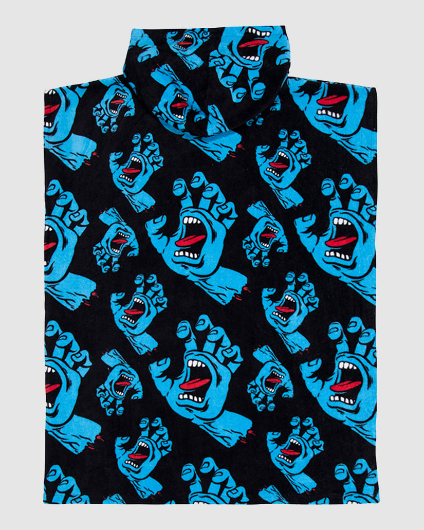 Boys 8-16 Screaming Hand Hooded Towel