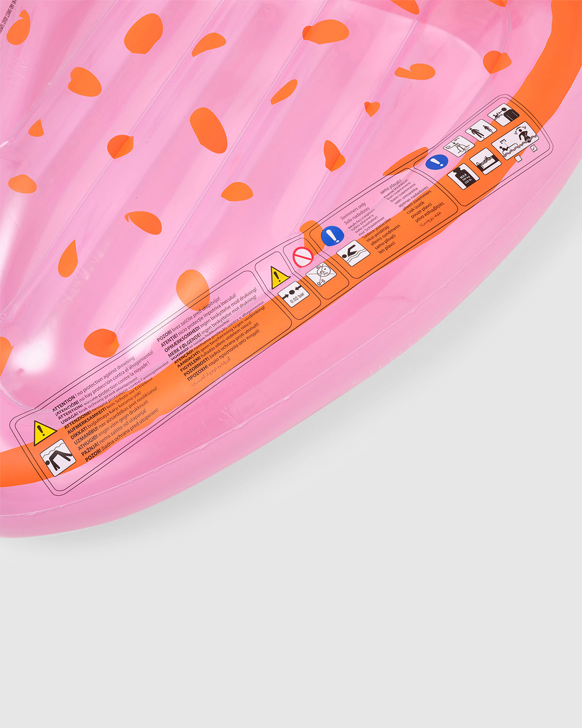 Luxe Lie-On Float Strawberry Inflatable