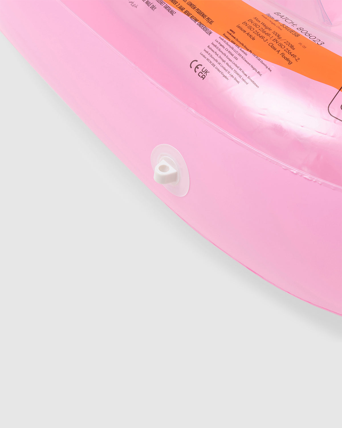 Luxe Lie-On Float Strawberry Inflatable