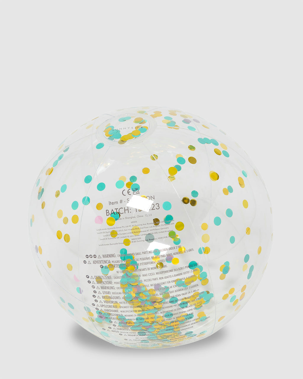 Beach Ball Confetti Inflatable
