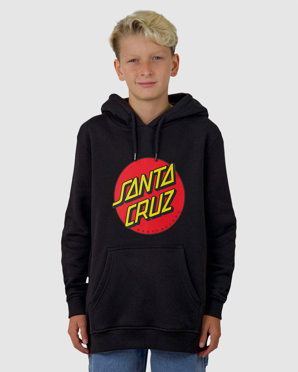 Boys 8-16 Classic Dot Front Hoodie