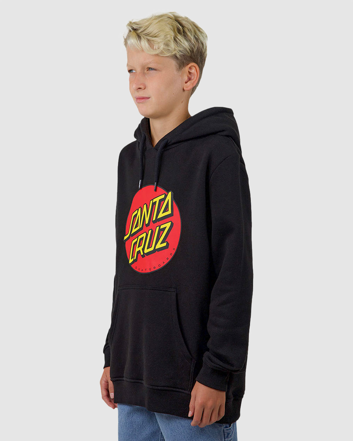 Boys 8-16 Classic Dot Front Hoodie