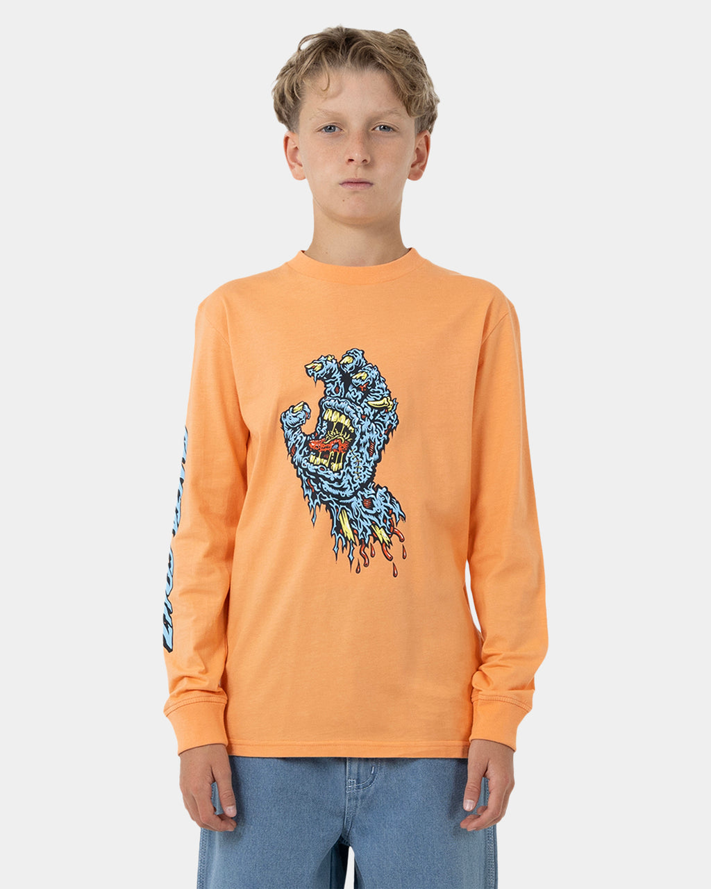 Boys 8-16 Sc Decaying Hand Centre Strip T-Shirt