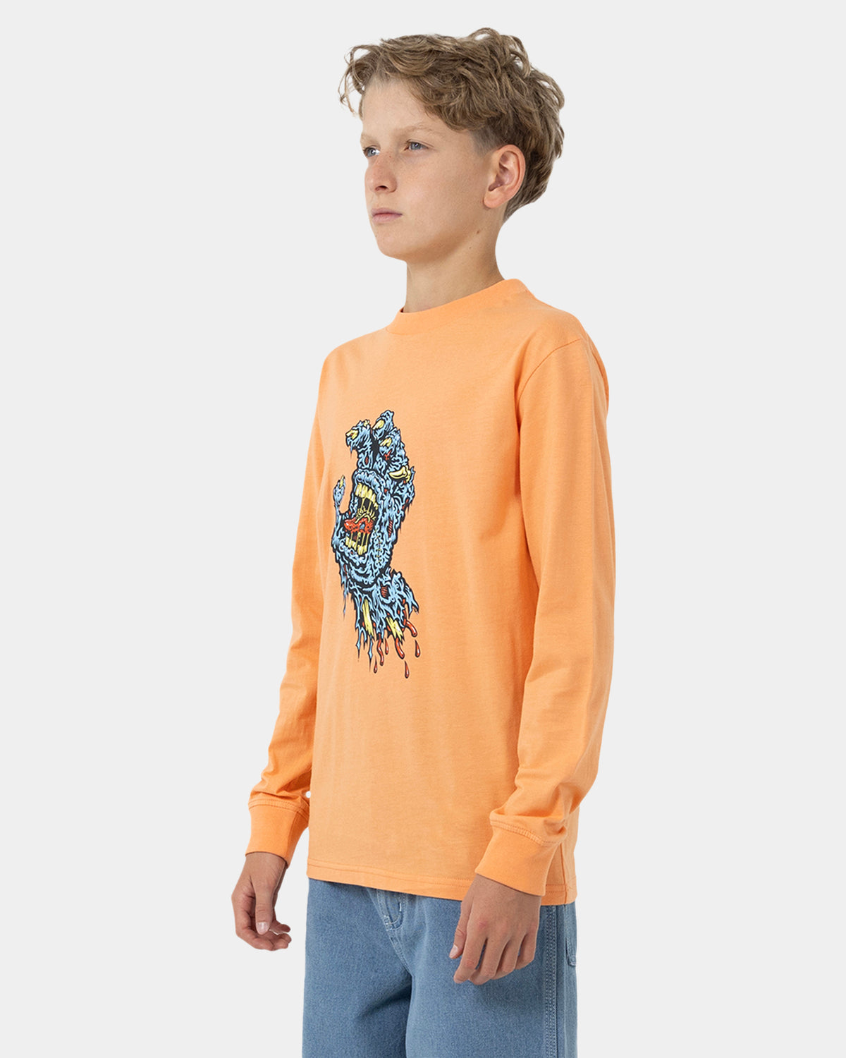 Boys 8-16 Sc Decaying Hand Centre Strip T-Shirt