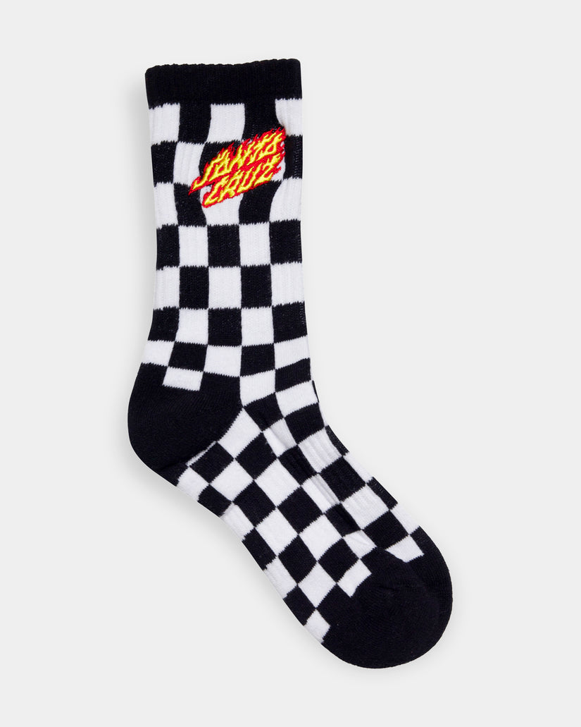 Boys 8-16 Flaming Stack 2 Pack Crew Socks