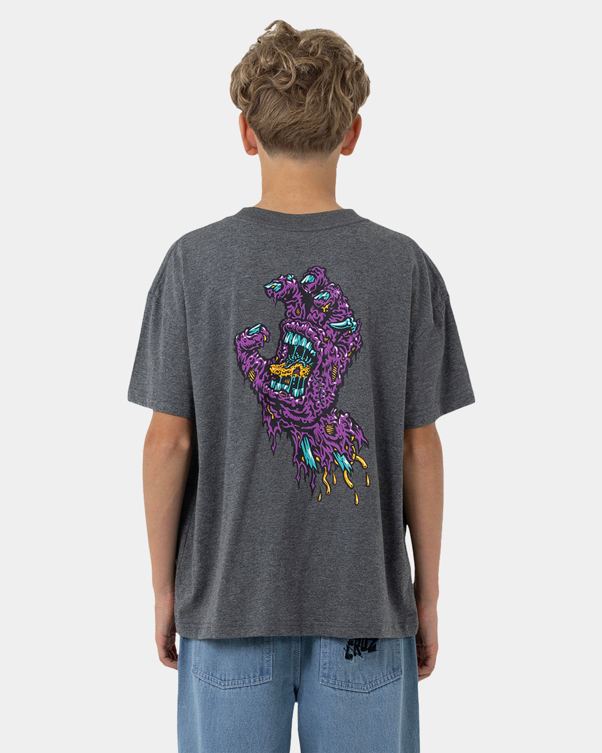 Boys 8-16 Santa Cruz Decaying Hand Center Oversized T-Shirt
