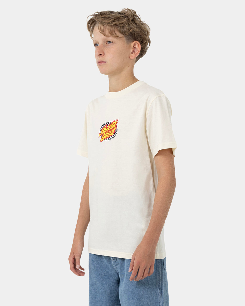 Boys 8-16 Goal Flame Center T-Shirt