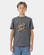 Boys 8-16 Bug Dot Front Short Sleeve T-Shirt