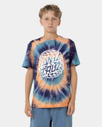 Boys 8-16 Check Waste Dot Mono Front T-Shirt
