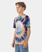 Boys 8-16 Check Waste Dot Mono Front T-Shirt