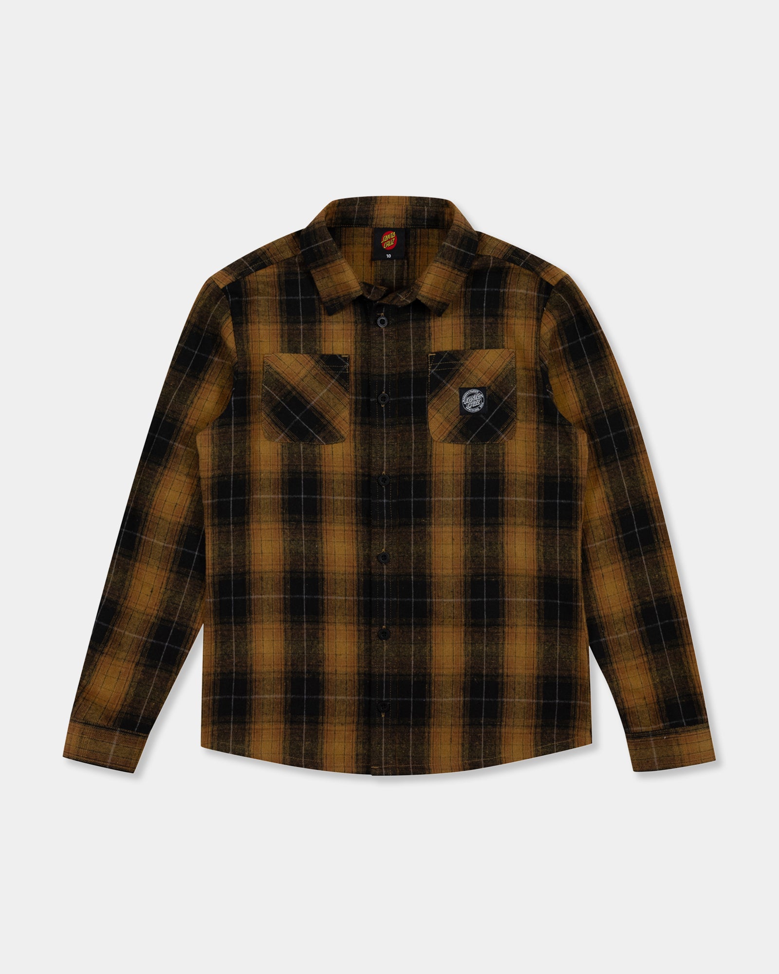Boys 8-16 Mfg Axle Plaid Long Sleeve Shirt