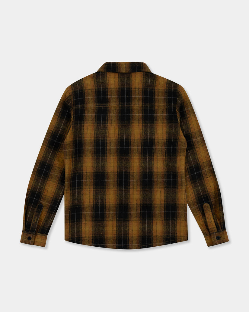 Boys 8-16 Mfg Axle Plaid Long Sleeve Shirt