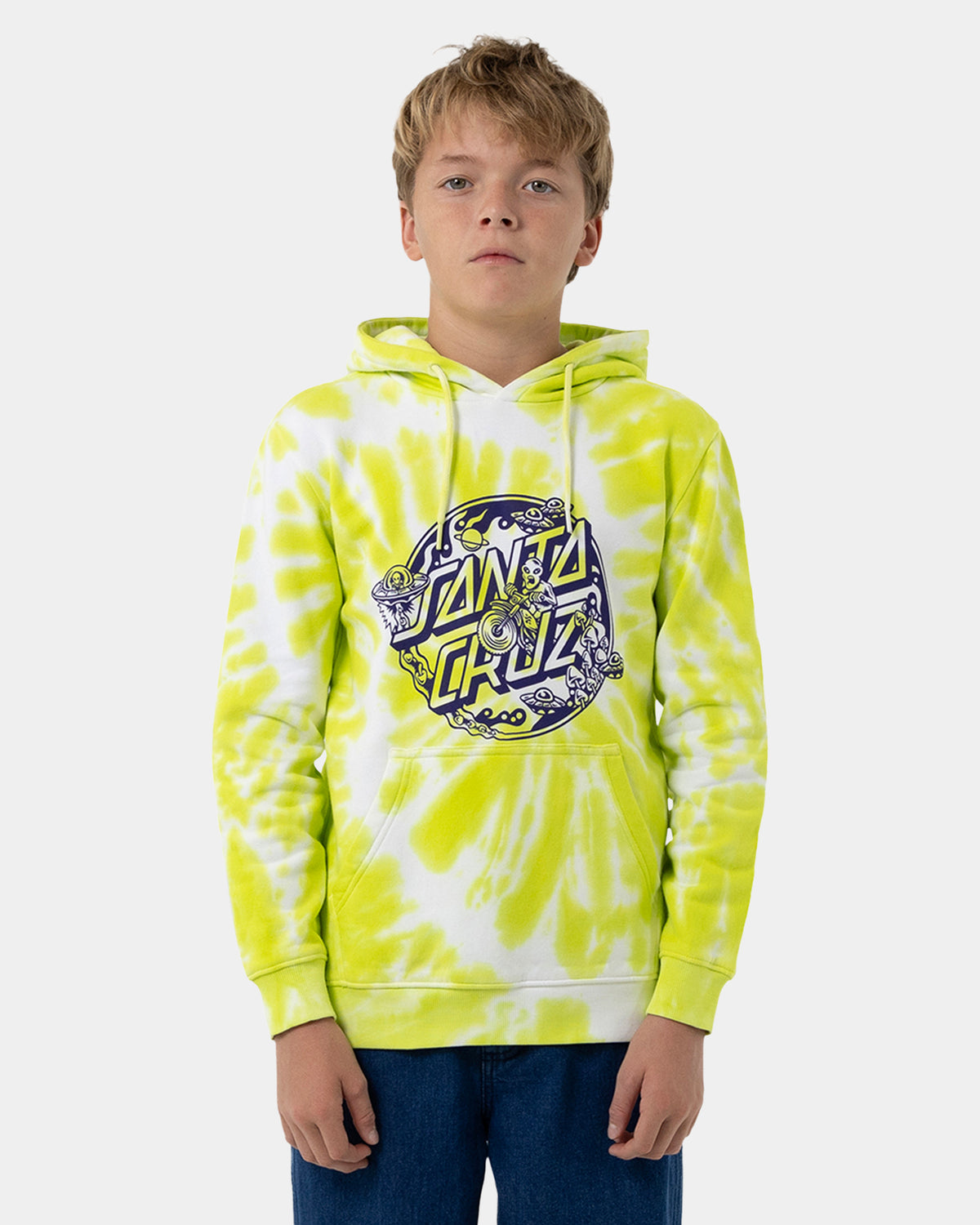 Boys 8-16 Winkowski Dope Planet 2 Dot Mono Pullover Hoodie